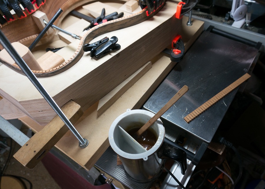 Kitchen plate warmer keeps lining warm ready for glue.jpg