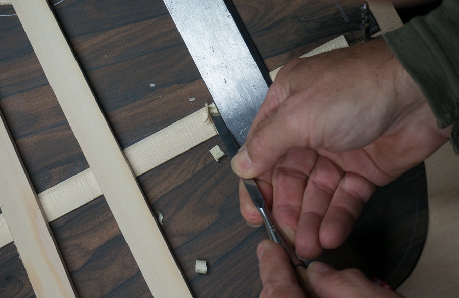 Cutting back lining for braces.jpg