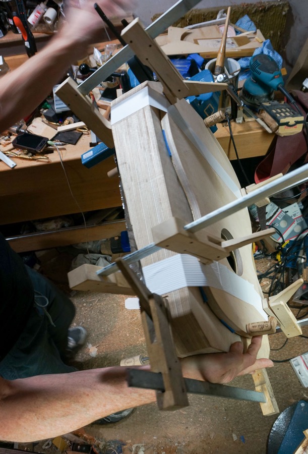 Back on rotating the clamping frame.jpg