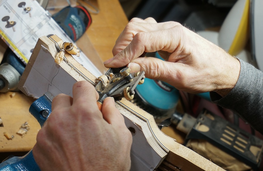 Carving guitar headstock.jpg