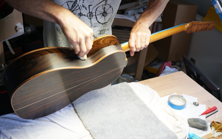 French polish first coat.jpg