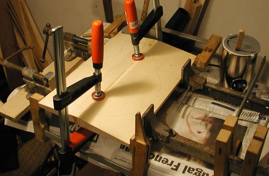 European spruce mandolin top glue up.jpg