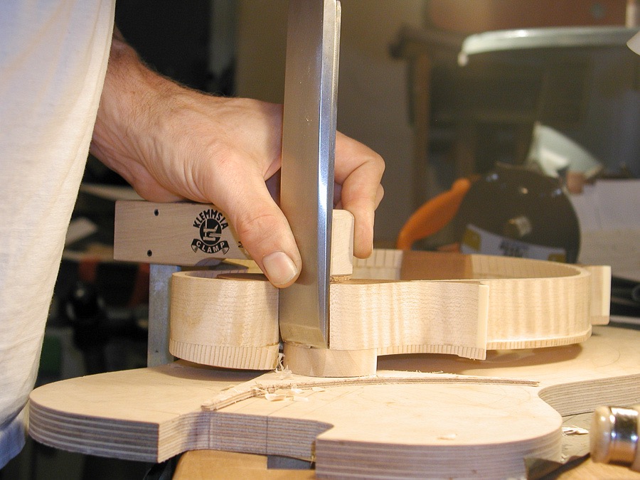 F5 Mandolin squaring the neck joint.jpg